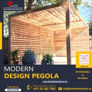 Triangular Design Pergola Uae | Modern Pergola | Pergola Dubai.