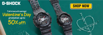 Celebrate Love With CASIO - Valentine's Day Special Offers On Watches