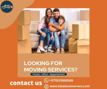 0501566568 BlueBox Movers and Packers in Al Jaddaf  Villa,Flat,Office move with Close Truck 