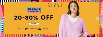 Sivvi Big Brand Sale- Get Up to 20 to 80% off on Everything