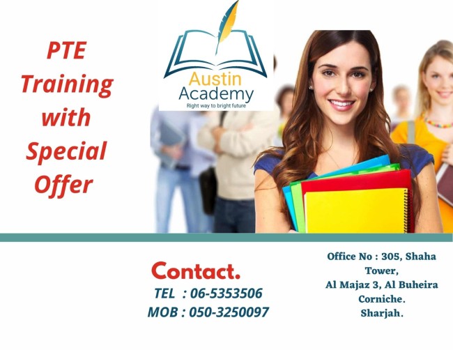 PTE Classes in Sharjah with Best Offers 0503250097