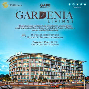 2 BR Apartments for sale in Gardenia Livings, Arjan - BGS Homes Real Estate