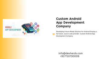  Custom Android App Development Company | Devherds