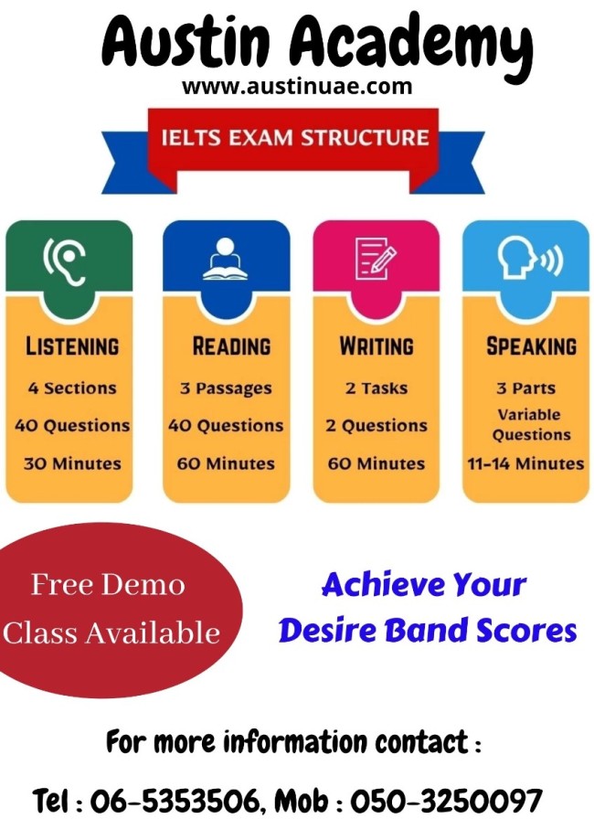 IELTS Classes in Sharjah with Best Discount 0503250097