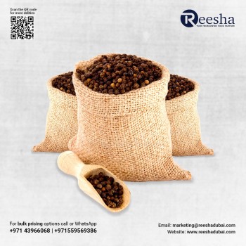 Get Premium Vietnam-sourced Black Pepper at Competitive Prices from Reesha Trading