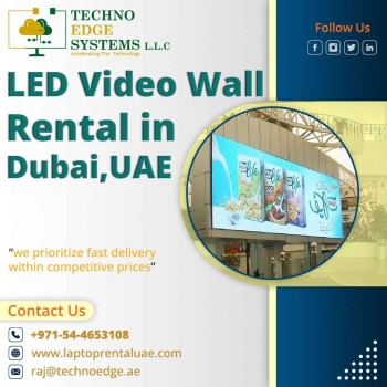 Consider Video Wall Rental in Dubai to make your Event