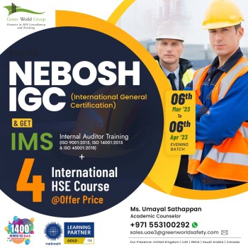 Enroll NEBOSH IGC Course in Dubai