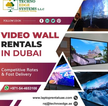 Check Out the Awesomeness through Video Walls Rental in Dubai