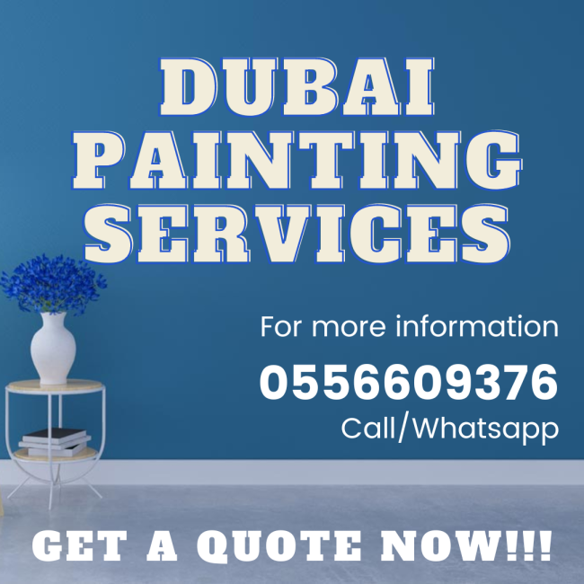 PAINTING SERVICES IN JUMEIRAH PARK 0556609376