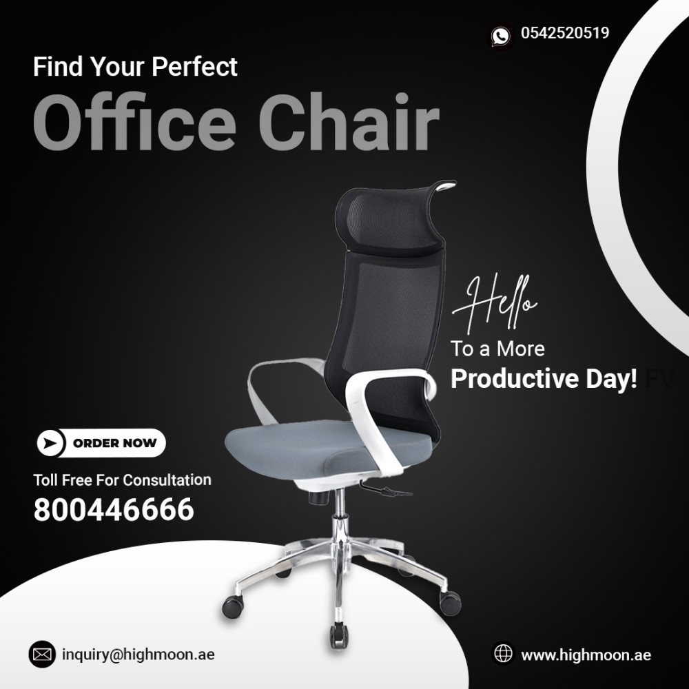 Find Your Modern Office Chair Dubai - Highmoon Offers Modern and Comfortable Options