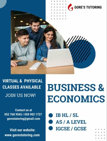 Private tutor IB Business HL SL Dubai