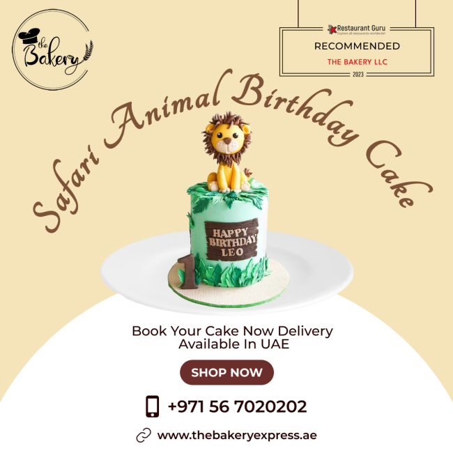Satisfy Your Wild Side with Our Safari Animal Birthday Cake - The Bakery Express