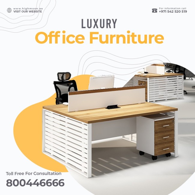 Upgrade Your Workspace with Elegant Office Furniture from Highmoon in Dubai, UAE.