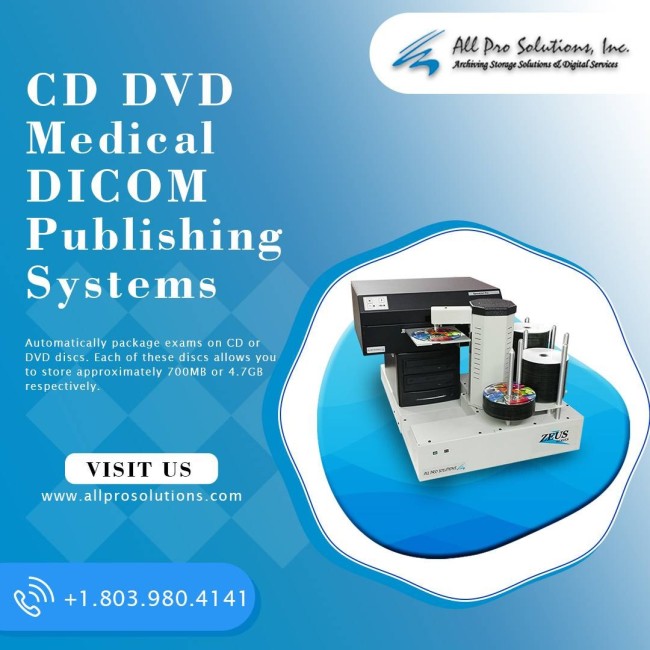 What is CD DVD Medical DICOM Publishing System?