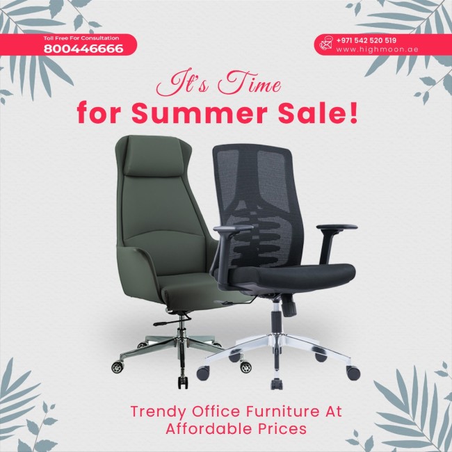 Summer Sale Alert: Best Offers on High-quality Office Chairs in Dubai, UAE
