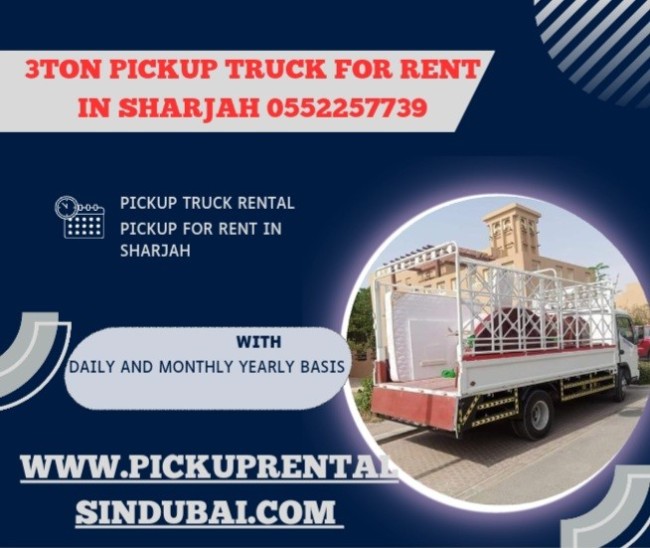 Pickup for rent in Dubai Investment Park 0552257739 