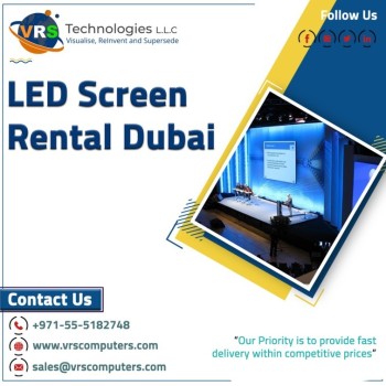 Lease LED Display Screens for Trade Shows in UAE