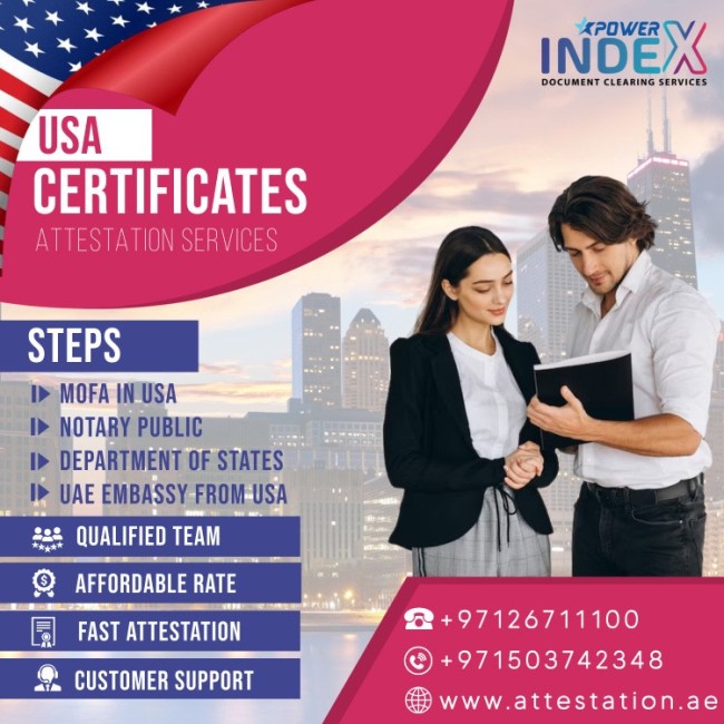 US Certificate Attestation