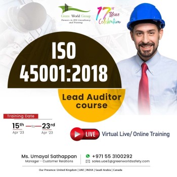 Enroll ISO 45001:2018 Course in Dubai