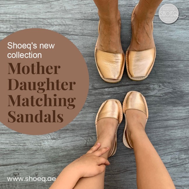 Shoeq Matching Mother-Daughter Sandals for the Perfect Summer Look
