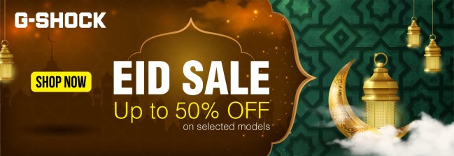 EID Special Offer Get upto 50% off on CASIO Watches 