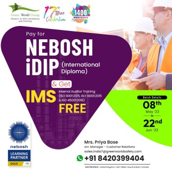 Enroll NEBOSH IDIP Course in UAE