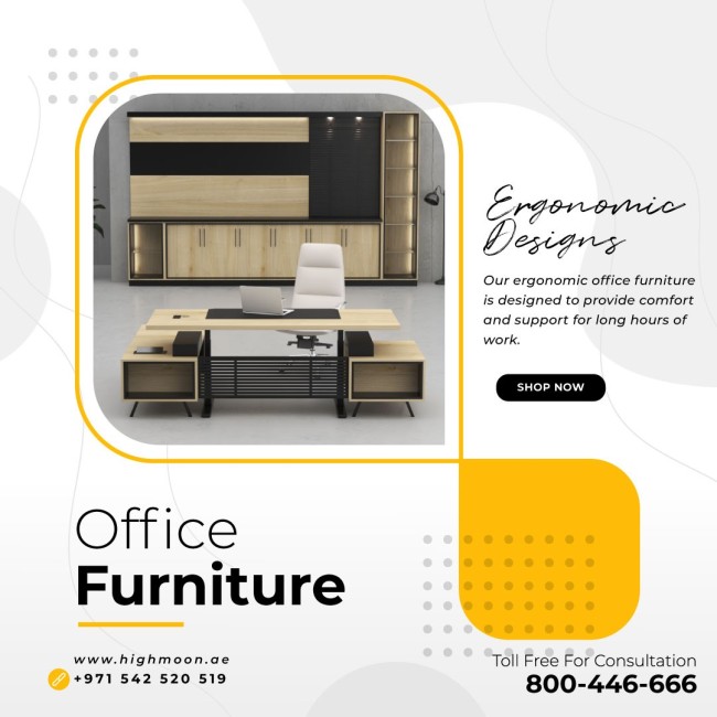 Office Furniture Ergonomic Designs, Highmoon Office Furniture Manufacturer and Supplier in Dubai