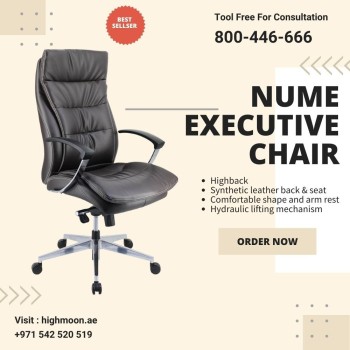 Get the Ultimate Comfort and Style with Nume Executive Chair by Highmoon Office Furniture