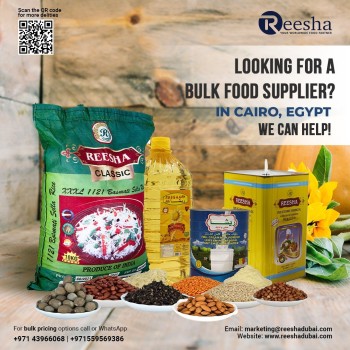 Bulk Food Supplier in Cairo, Egypt | Reesha General Trading - Your Global Partner