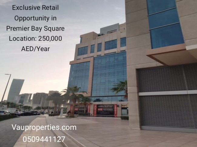 Exclusive Retail F&B shop in Bay Square AED 250k / yr