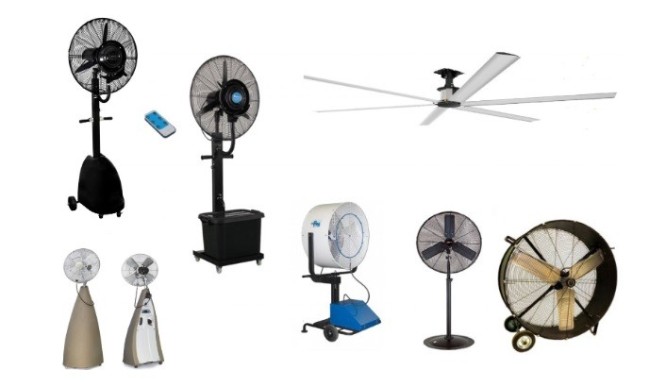 Outdoor cooling portable  mist fan for sale and rental