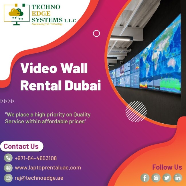 Avail Best Video Wall Rental for Different Events in Dubai