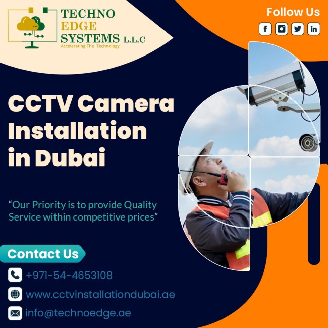 Reliable & Specialized CCTV Camera Installation in Dubai.
