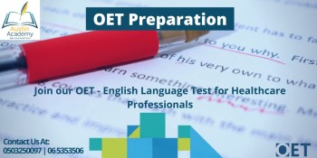 OET Training in Sharjah with Best Offer 0503250097
