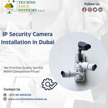 Protect Your Business with IP Security Camera Installation in Dubai.