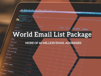 World Email List Package, Database