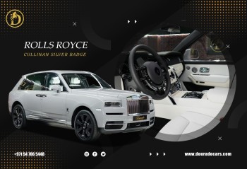 Rolls Royce Cullinan | Silver Badge | Brand New | 2023 | Chalk Grey | Full Option
