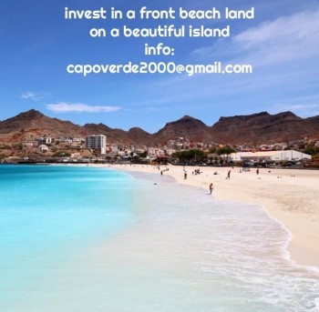 Beach front land selling