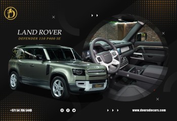 Land Rover-Defender | 110 P400 SE | Brand New | 2023 | Full Option