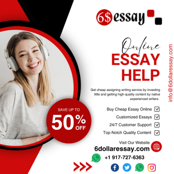 50% OFF FOR FIRST 100 CUSTOMER AT 6 DOLLAR ESSAY