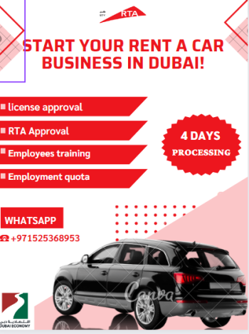 Car Rental Business Setup in Dubai!