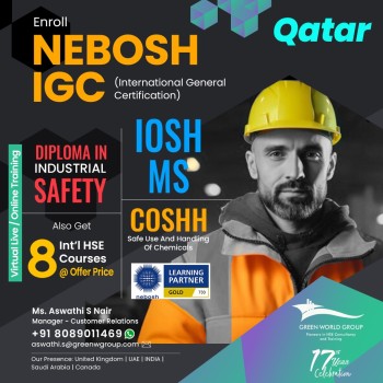 Safety Excellence Studying NEBOSH Courses in Qatar with Green World Group