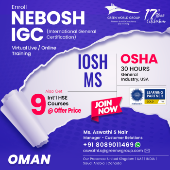   Shaping a Brighter and Safer Environment in The Sultanate of Oman with NEBOSH safety Courses