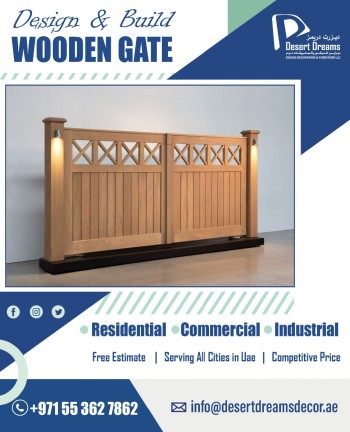 Rental Fence in Dubai | Wooden Fence for Sale | Self Standing Fence Suppliers in Dubai.