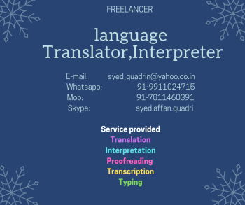 Language Translator & Service Provider