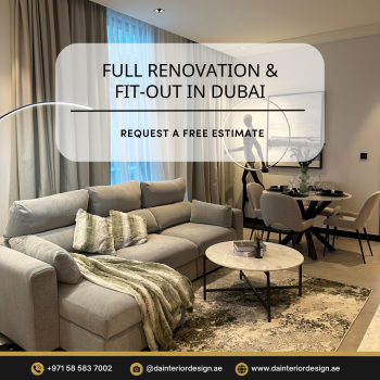 Fit Out Renovation in Palm Jumeirah 058 583 7002