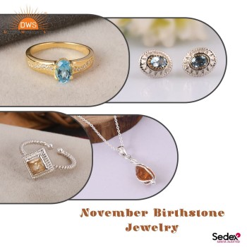 Elevate Your Style with DWS Jewellery's November Birthstone Collection - Shop Online Today!
