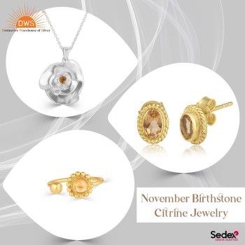 DWS Jewellery Exclusive November Birthstone Citrine Jewelry Collection on Sale Now!