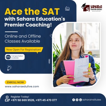 Explore your academic potential with SAT Coaching at Sahara Education in Dubai! 