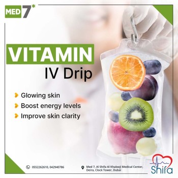 Vitamin IV Therapy |  Elevate Your Well-being at Al Shifa Al Khaleeji Medical Center, Deira